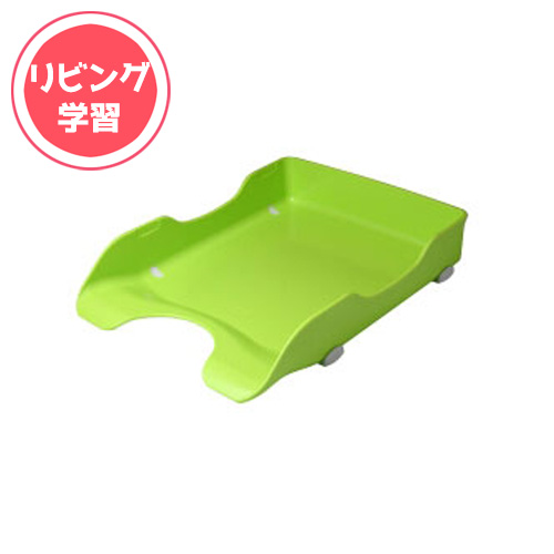 【ソニック】デスクトレー　Ａ４判タテ型（緑） １個/DA-245-G