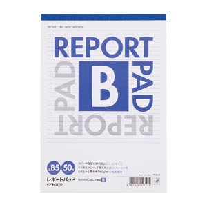 【日本ノート】レポートパッド　６ｍｍ罫　５０枚 １冊/R50B
