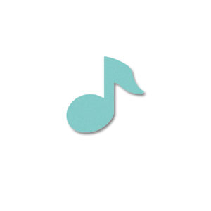 【カール】スモールサイズクラフトパンチ　ミュージック 1個/CP-1ミュージック
