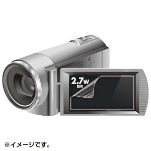 【サンワサプライ】液晶保護フィルム　デジタルビデオカメラ用・２．７型ワイド　デジタルビデオカメラ用・２．７型ワイド １枚/DG-LC27WDV