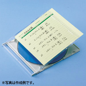 【サンワサプライ】手書き用インデックスカード　サイズ：１２０×１２０ｍｍ　サイズ：１２０×１２０ｍｍ（グリーン） １パック/JP-IND6G