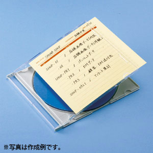 【サンワサプライ】手書き用インデックスカード　サイズ：１２０×１２０ｍｍ　サイズ：１２０×１２０ｍｍ（イエロー） １パック/JP-IND6Y