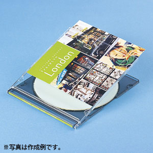 【サンワサプライ】フォト光沢スリムケース用カード　サイズ：Ａ４（カード・２１０×２９７ｍｍ） １パック/JP-INDGK4