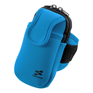 【サンワサプライ】アームバンドスポーツケース　ＬＬ（ブルー） １個/PDA-MP3C10BL