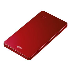 【サンワサプライ】スマートフォン・タブレット用モバイルバッテリー　（レッド） １個/BTL-RDC7R