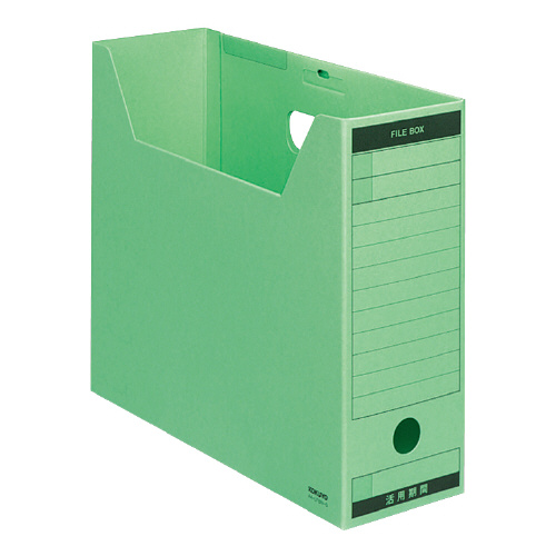 【コクヨ】ファイルボックス－ＦＳカラー（緑） １個/A4-LFBN-G