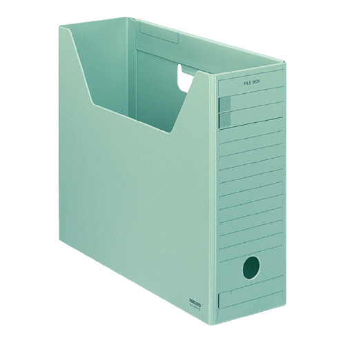 【コクヨ】ファイルボックス－ＦＳ　Ｈタイプ（緑） １個/A4-LFH-G