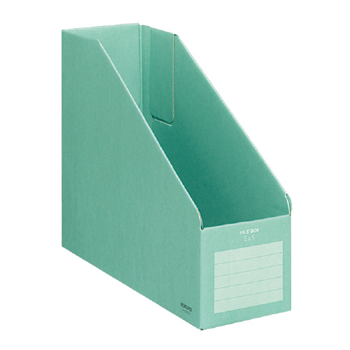 【コクヨ】ファイルボックス　Ｅ＆Ｓ（緑） １個/フ-E455G
