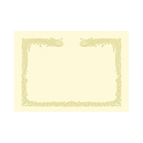 【ササガワ】ＯＡ対応賞状用紙　縦書用　雲ナシ　１００枚パック　タカ印　Ｂ４判（クリーム） １００枚/10-1477
