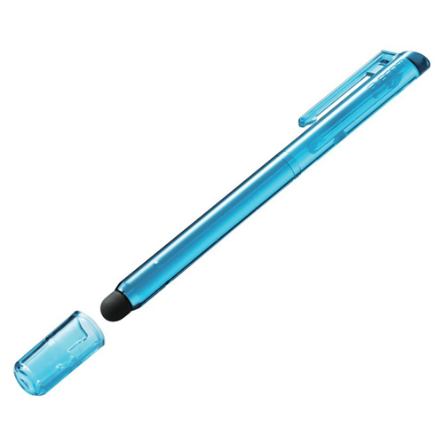 【エレコム】スマートフォン対応クリアタッチペン　ブルー（ブルー） １個/TB-TPLC01BU