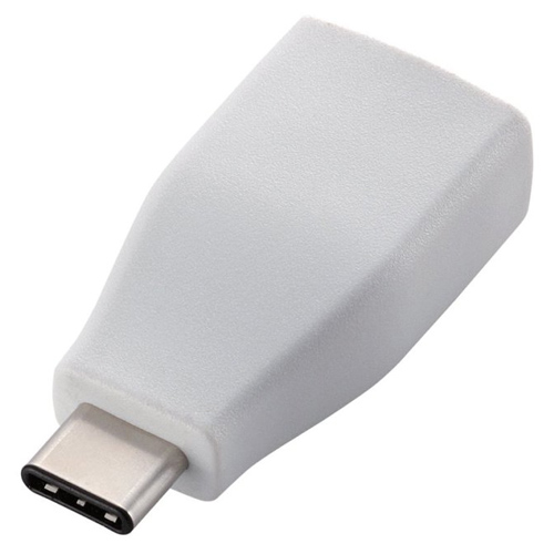 【エレコム】ＵＳＢ　Ｔｙｐｅ－Ｃ変換　アダプタ　ホワイト（ホワイト） １個/USB3-AFCMADWH