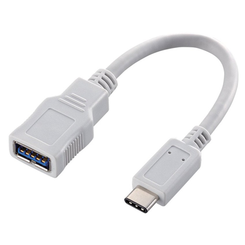 【エレコム】ＵＳＢ　Ｔｙｐｅ－Ｃ変換　ケーブル　ホワイト（ホワイト） １本/USB3-AFCM01WH