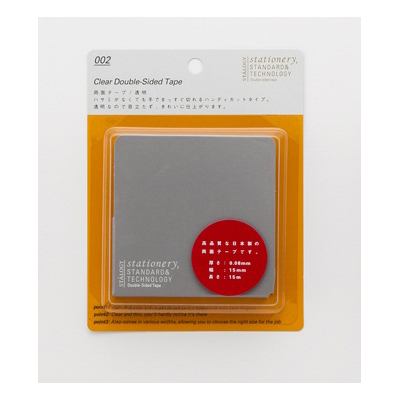 【ニトムズ】STALOGY（スタロジー）　両面テープ　透明　１５ｍｍ×１５ｍ １巻/S1021