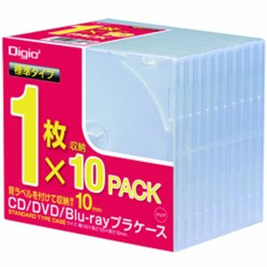【ナカバヤシ】ＣＤプラケ－ススタンダ－ド　１０パック １個/CD-085-10