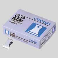 【クラウン】バチ型クリップ　紙箱入　規格：小 ６０個/CR-BC3-SL