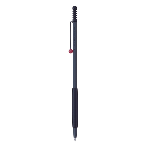 【トンボ鉛筆】ズーム７０７　ツイスト式　油性ボールペン（本体色：グレー／ブラック） １本/BC-ZS1