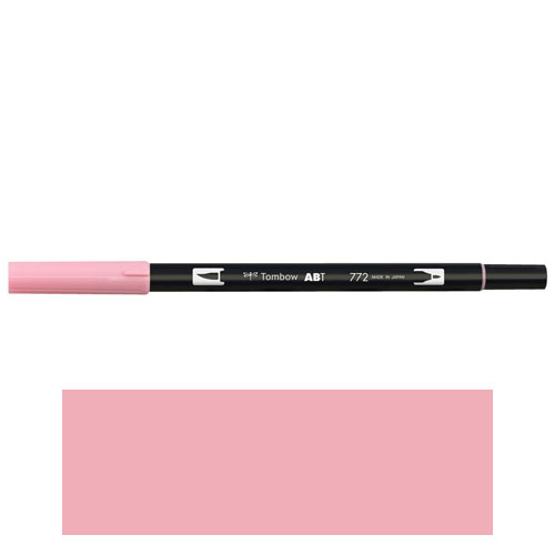 【トンボ鉛筆】ＡＢＴ　デュアルブラッシュペン　水彩　マーカー　カラーペン　ツインタイプ　DUALBRUSH　単色（ブラッシュ） １本/AB-T772