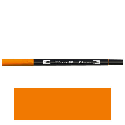 【トンボ鉛筆】ＡＢＴ　デュアルブラッシュペン　水彩　マーカー　カラーペン　ツインタイプ　DUALBRUSH　単色（スカーレット） １本/AB-T925