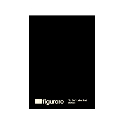 【日本ノート】フィグラーレ　付箋式リストメモ　８５Ｘ１２０ｍｍ（黒） １冊/ME510K