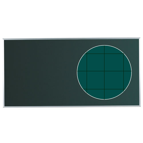 【馬印】メーカー直送品　マジシリーズ　壁掛　スチール　暗線入黒板 １枚/MS36X