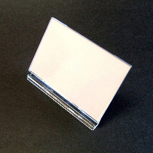 【クラウン】ＵＣカード立　角型　外寸：幅１００×高７０ｍｍ（透明） １個/CR-UC1-T