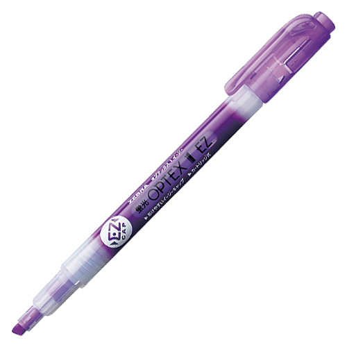蛍光オプテックス１　ＥＺ　太字　紫