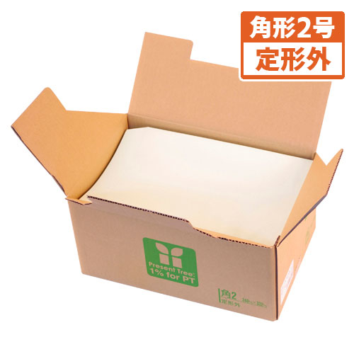 【寿堂】カラー上質封筒　角２・５００枚入（ワカクサ） ５００枚/02312