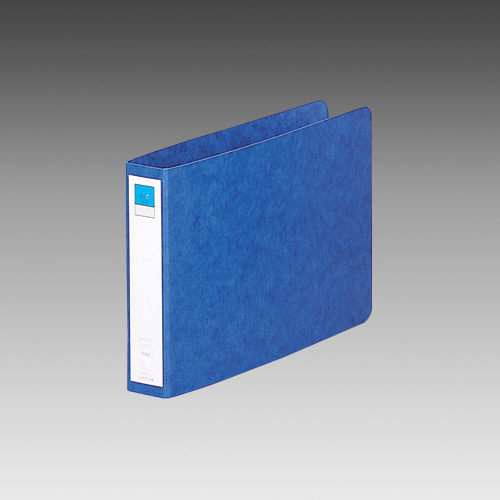 【リヒトラブ】リングファイル　背幅３５ｍｍ　Ａ５判ヨコ型（藍） １冊/F-831アイ