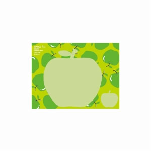 【リヒトラブ】でんごんマグネットシート（リンゴ） １枚/A7415-7