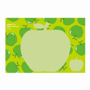 【リヒトラブ】でんごんマグネットシート（リンゴ） １枚/A7416-7