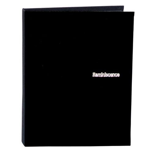 【セキセイ】レミニッセンス　ミニポケットアルバム　カードサイズ８０枚　ポケット黒（ブラック） １冊/XP-80C-60