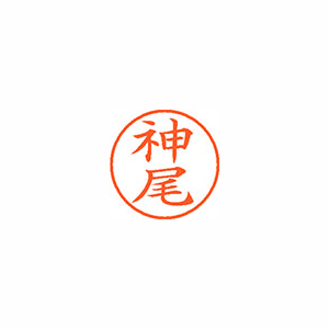 【シヤチハタ】ネーム９　既製　神尾 １個/XL-9 0763 カミオ