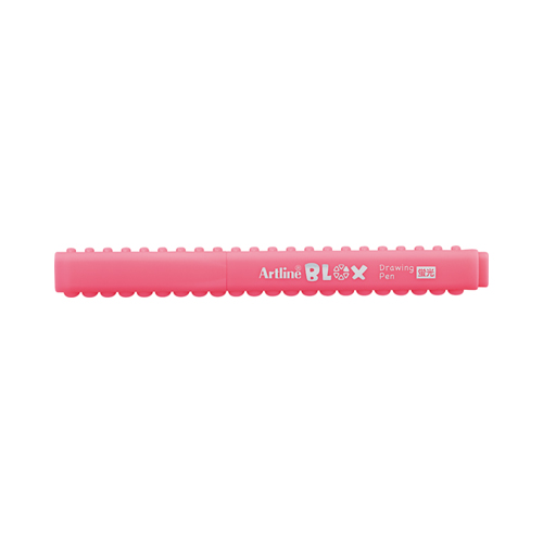 【シヤチハタ】アートライン　ＢＬＯＸ　ブロックス　水性サインペン　蛍光（ピンク） １本/KTX-200F-P