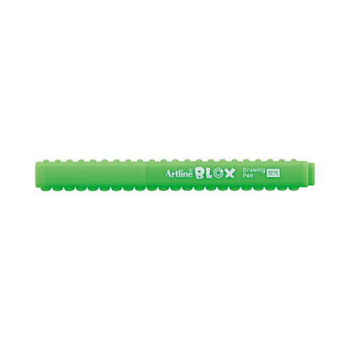 【シヤチハタ】アートライン　ＢＬＯＸ　ブロックス　水性サインペン　蛍光（グリーン） １本/KTX-200F-G