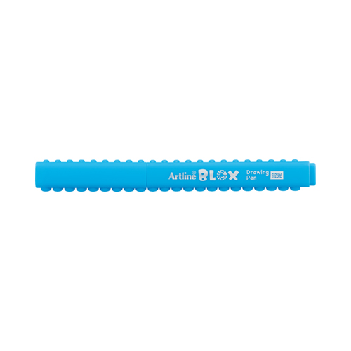 【シヤチハタ】アートライン　ＢＬＯＸ　ブロックス　水性サインペン　蛍光（ブルー） １本/KTX-200F-B