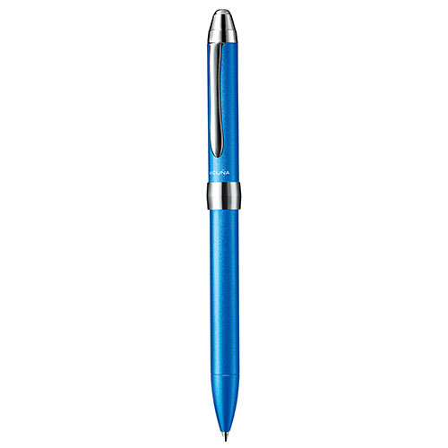 【ぺんてる】ビクーニャＥＸ３シリーズ　多機能ペン　２色ボールペン０．７（黒・赤）＋シャープペン０．５（ライトブルー） １本/BXW3375S