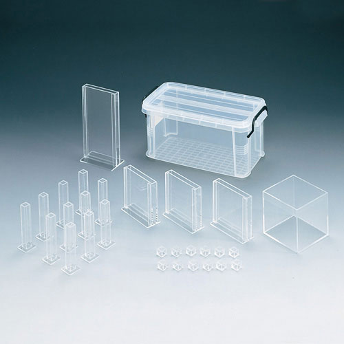 【共栄プラスチック】小数・分数水槽セット＋分数カラータイルセット １セット/SET-G3
