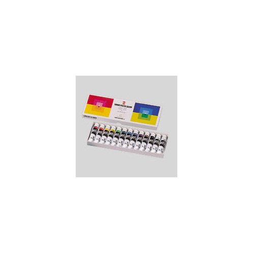 【ターナー】ポスターカラーセット チューブ入　スクールセット　１２色(１３本）　11ｍｌX12色＋白 １セット/PC13C