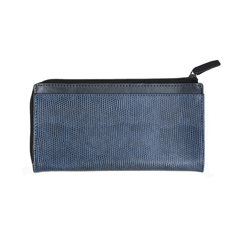 カードホルダー　財布型アコーディオン式　（紺）