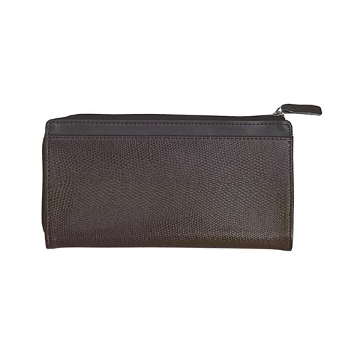 【コレクト】カードホルダー　財布型アコーディオン式（濃茶） １冊/CP-614W-DB