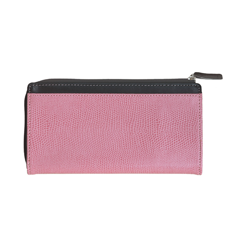 カードホルダー　財布型アコーディオン式　（ピンク）