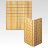 【クラウン】将棋盤　（折盤）　材質：ラワン １枚/CR-SY50