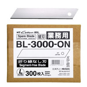 【ＮＴ】Ｌ型折り線なし刃３００枚入/BL-3000-ON