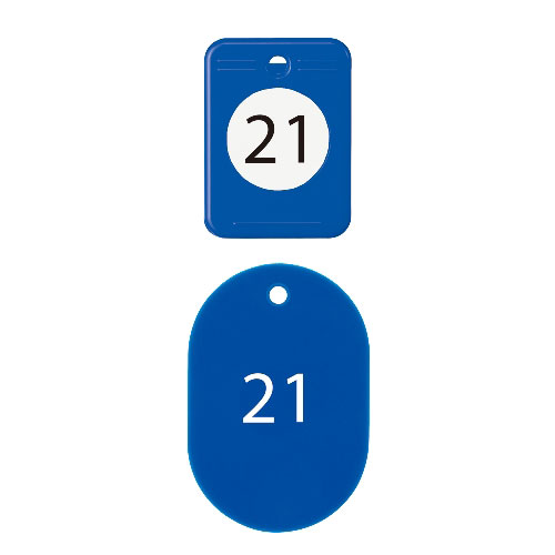 【オープン】クロークチケット　２１〜４０　青（青） １箱/BF-151-BU