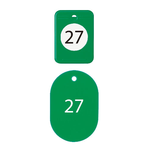 【オープン】クロークチケット　２１〜４０　緑（緑） １箱/BF-151-GN