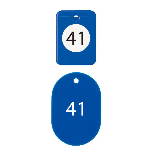 【オープン】クロークチケット　４１〜６０（青） １箱/BF-152-BU