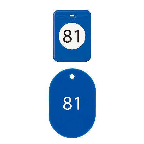 【オープン】クロークチケット　８１〜１００（青） １箱/BF-154-BU