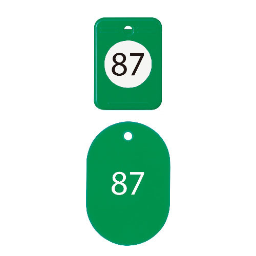 【オープン】クロークチケット　８１〜１００（緑） １箱/BF-154-GN