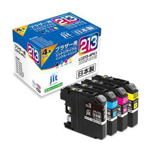 【ジット】インクジェットカートリッジ JIT B2134P (LC213-4PK) ブラザー用 リサイクル　ＨＷＪＩ０８３ １箱/JIT-B2134P