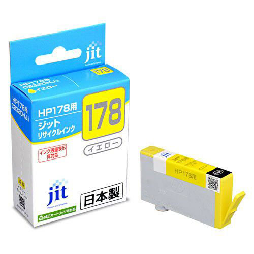 【ジット】インクジェットカートリッジ JIT H178Y (CB320HJ) HP(ヒューレットパッカード) リサイクル　ＨＷＪＩ２９４ １個/JIT-H178Y